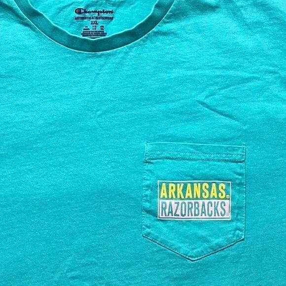 Champion University of Arkansas Razorback NCAA Pocket Shirt - Picture 4 of 5